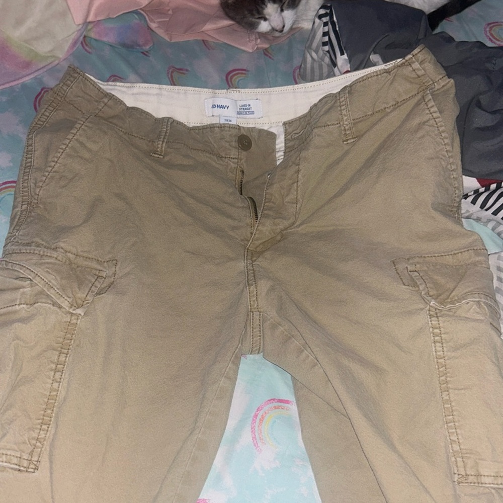 cargo pants tan